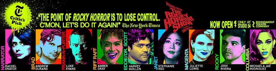 *The Rocky Horror Show* is a cult classic musical about a young, straight-laced couple who wanders into a mansion that unleashes a cast of colorful characters, their own desires, and plenty of zany fun.