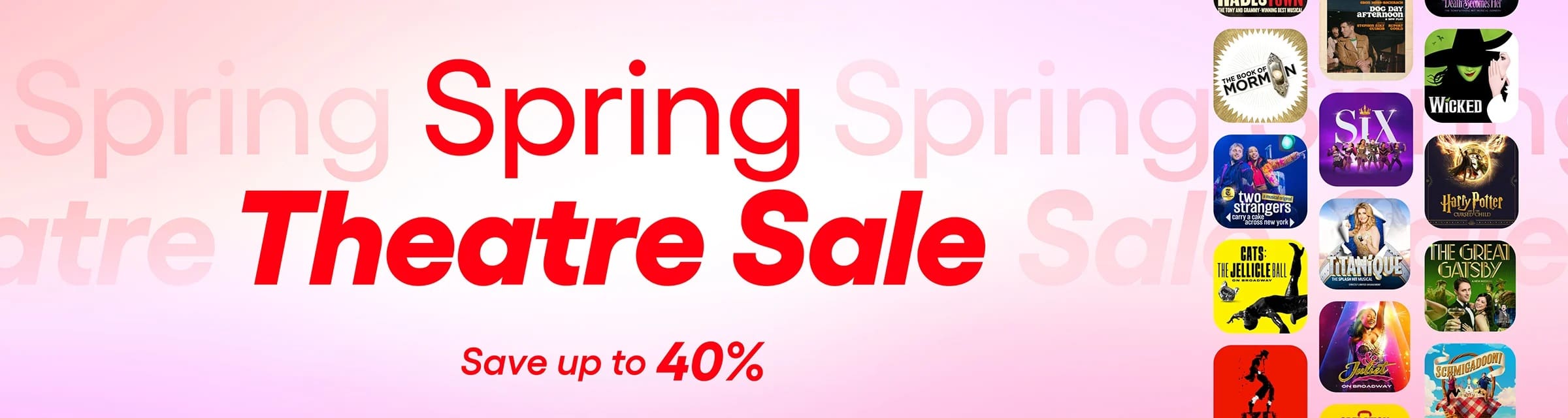 NYC Spring Theater Sale on TodayTix. Use the mobile app to earn rewards.
