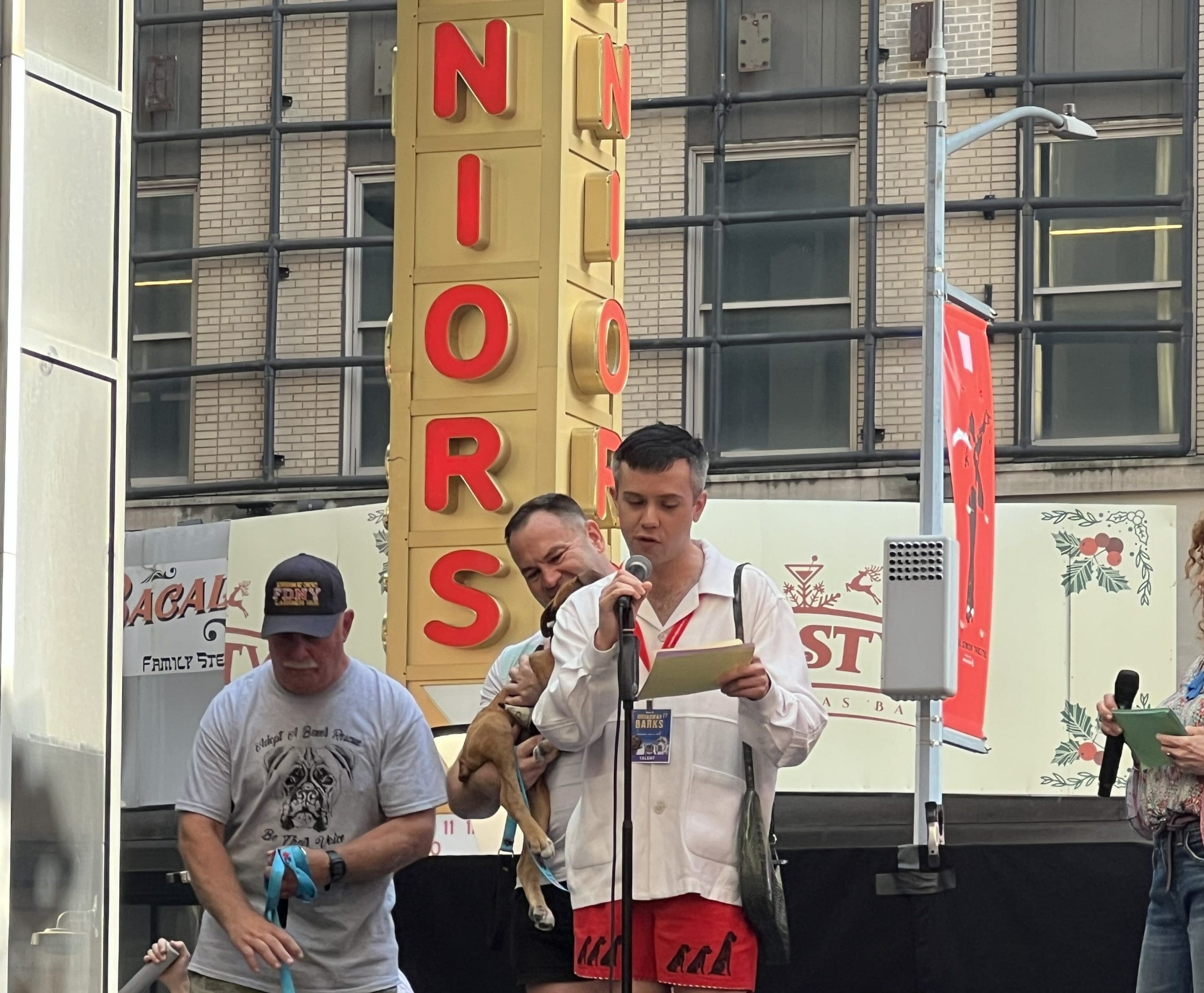 *Oh, Mary!* creator and star Cole Escola at 2025 Broadway Barks